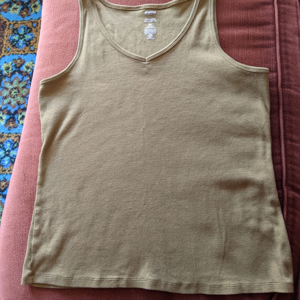 Ribbed tank top